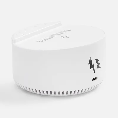 Bluetooth-колонка с беспроводной зарядкой relaxTime, белая — фото 13