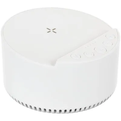 Bluetooth-колонка с беспроводной зарядкой relaxTime, белая — фото 2