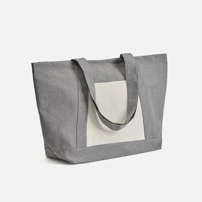 Шопер Shophop, серый с неокрашенным