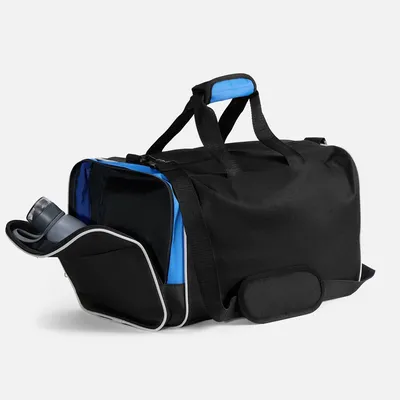 Спортивная сумка Fitnext, черная с синим — фото 4