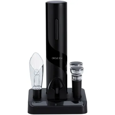 Винный набор Circle Joy Electric Wine Bottle Opener, черный — фото 1