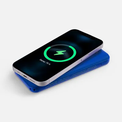 Аккумулятор Omni Qi 10000 мАч, ver.2, синий — фото 9