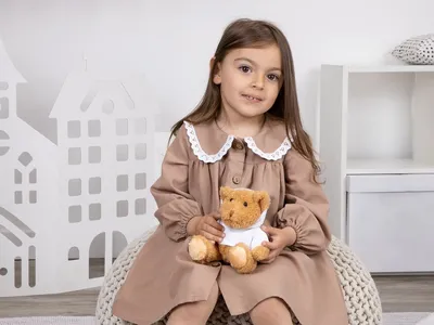 Мягкая игрушка «Мишка Cuddleton» в белом худи — фото 8