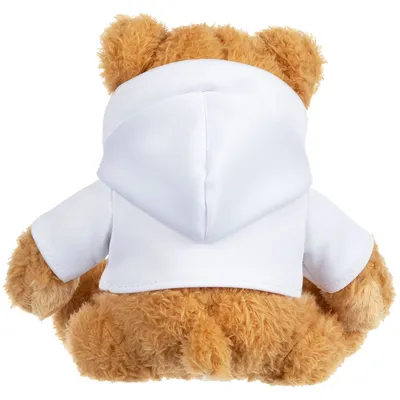 Мягкая игрушка «Мишка Cuddleton» в белом худи — фото 3