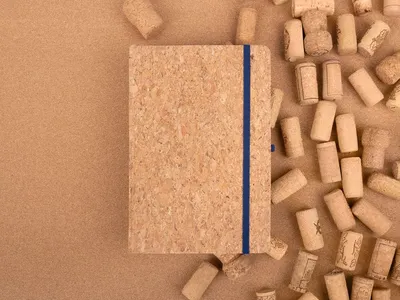 Блокнот Corkfolio, синий — фото 9