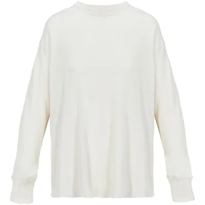 Футболка с длинным рукавом Thermal T, бежевая (неокрашенная) — фото 2