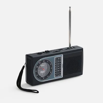 Bluetooth-колонка с радио Comradio, черная — фото 2