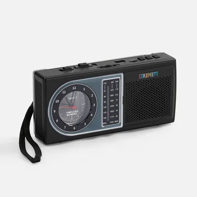 Bluetooth-колонка с радио Comradio, черная — фото 9