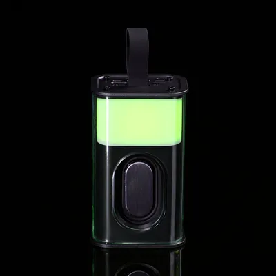 Bluetooth-колонка с подсветкой Groove, серая — фото 8