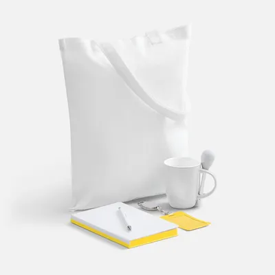 Набор Welcome Pack, желтый с белым — фото 1