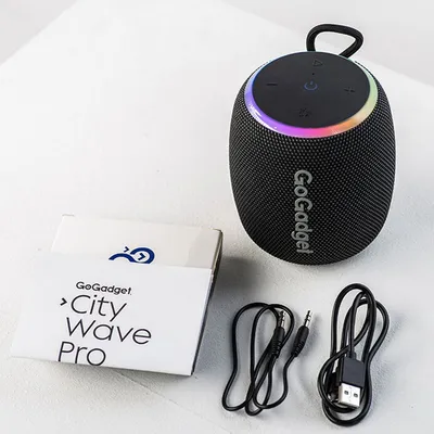 Водонепроницаемая колонка с подсветкой CityWave Pro, черная — фото 3