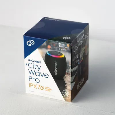 Водонепроницаемая колонка с подсветкой CityWave Pro, черная — фото 4