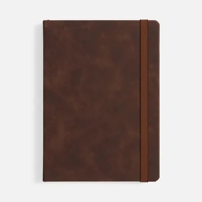 Ежедневник Urban Hard, недатированный, коричневый