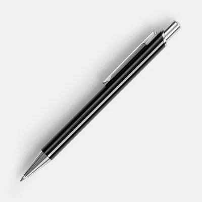 Ручка шариковая Arvent Glossy, черная — фото 3