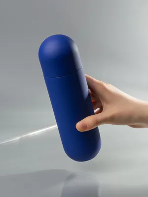 Термос Tubula Soft Touch, синий — фото 7