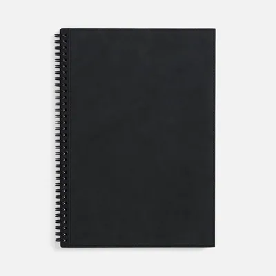 Ежедневник Notera Maxi, недатированный, черный