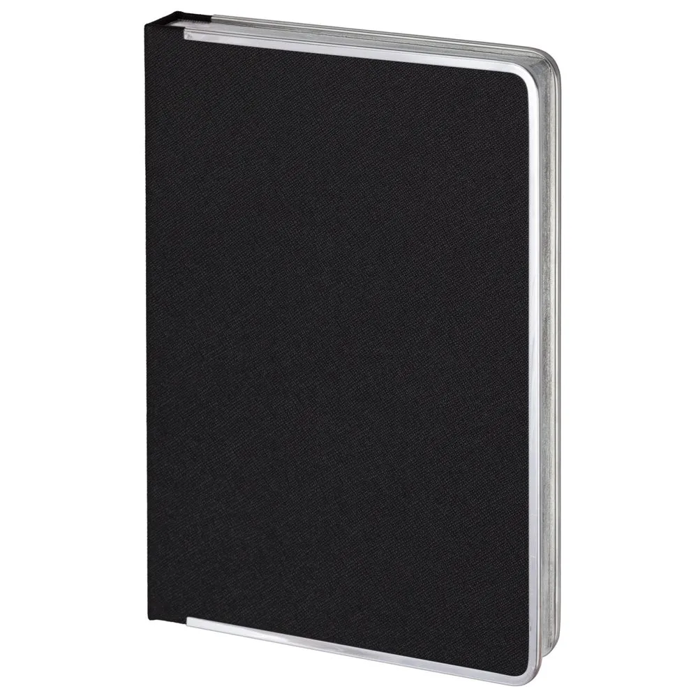 Ежедневник Frame Metal, недатированный, черный