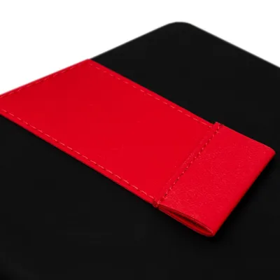 Ежедневник Bookmark, недатированный, черный с красным — фото 5