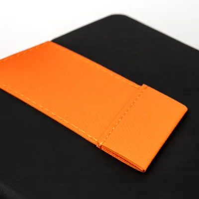 Ежедневник Bookmark, недатированный, черный с оранжевым — фото 5