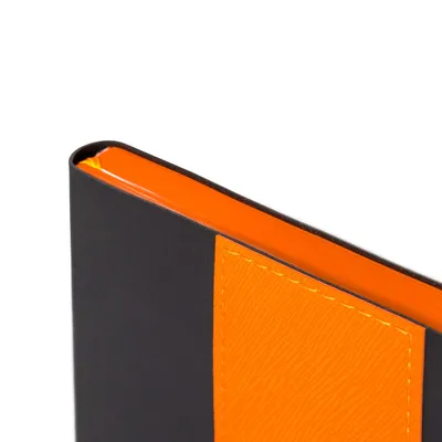 Ежедневник Bookmark, недатированный, черный с оранжевым — фото 6