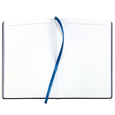 Ежедневник Bookmark, недатированный, черный с синим — фото 7