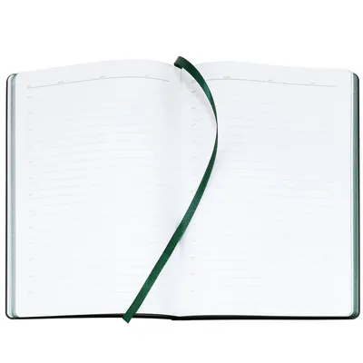 Ежедневник Bookmark, недатированный, черный с зеленым — фото 7