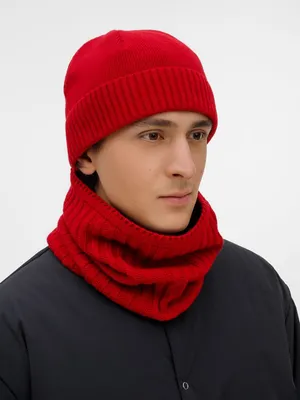 Шапка ComFleece, красная — фото 7