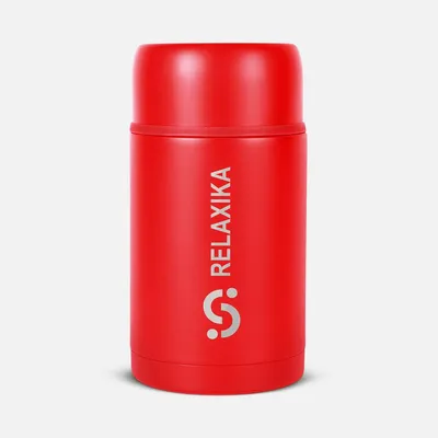 Термос для еды Relaxika 1000, красный