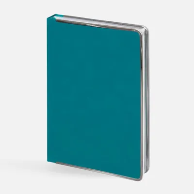 Ежедневник Metal Frame на заказ, датированный, бирюзовый