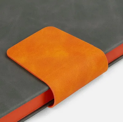 Ежедневник Grande Strap на заказ, датированный, серый — фото 6