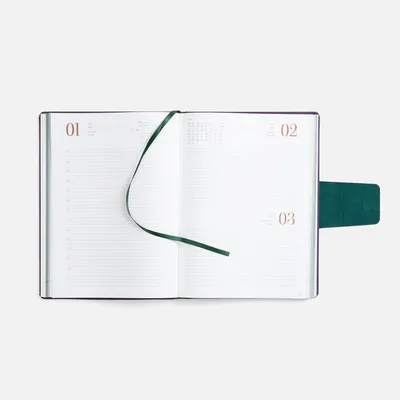 Ежедневник Grande Strap на заказ, датированный, фиолетовый — фото 9