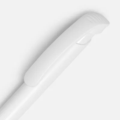 Ручка шариковая Clear Solid, белая — фото 3
