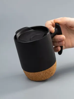 Кружка Corky Grip, черная — фото 7