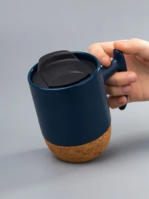 Кружка Corky Grip, синяя — фото 6