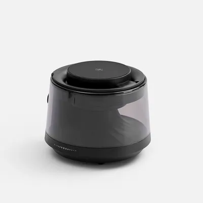Bluetooth-колонка с подсветкой и беспроводной зарядкой Quantium, черная — фото 3