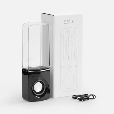 Bluetooth-колонка с поющим фонтаном Fuente, черная — фото 5