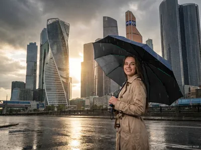 Зонт складной с УФ-защитой Ribstar, темно-синий — фото 8