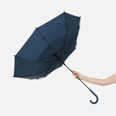 Зонт-трость Jolly Brolly, темно-синий — фото 7