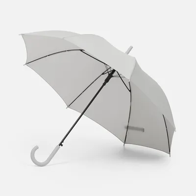 Зонт-трость Jolly Brolly, светло-серый
