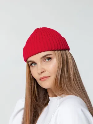 Шапка Hipsta, ярко-красная — фото 4