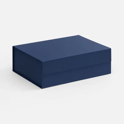 Коробка складная RealBig Fold, темно-синяя