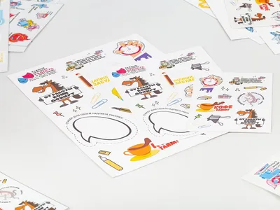 Наклейки ПВХ Sticker Pack на заказ, L — фото 3