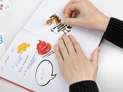 Наклейки ПВХ Sticker Pack на заказ, L — фото 7