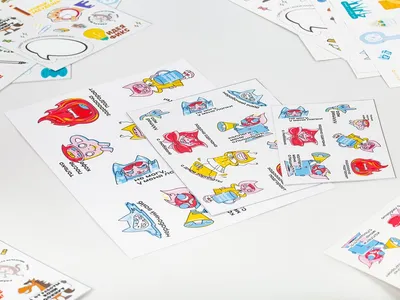 Наклейки UV-DTF Sticker Pack на заказ, S — фото 4