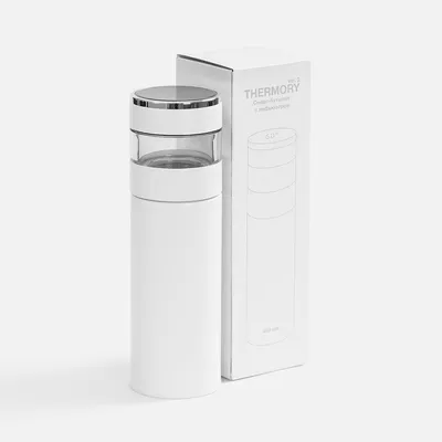 Смарт-бутылка с инфьюзером Thermory ver.2, белая — фото 6