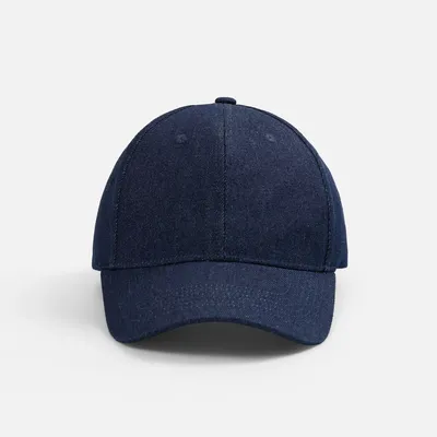 Бейсболка Denimate, темно-синяя — фото 3
