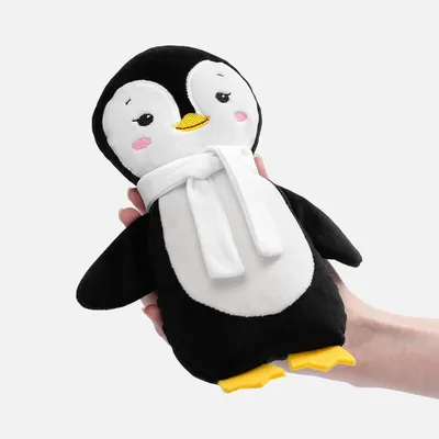 Мягкая игрушка Beastie Toys, пингвиненок с белым шарфом — фото 2