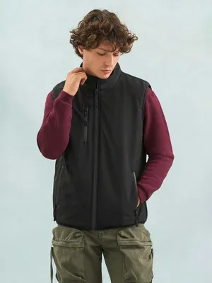 Жилет софтшелл унисекс Falcon BW, темно-серый — фото 5
