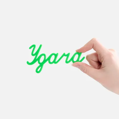 Подвеска Word, 3D-печать на заказ, удача — фото 2