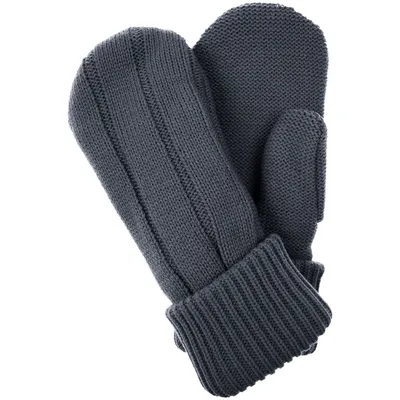 Варежки Knit Beat, темно-серые — фото 2